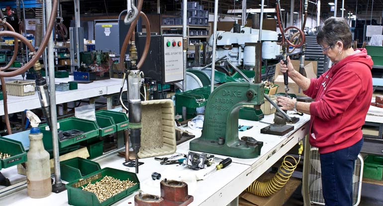 Component assembly at Zenith precision manufacturing facility